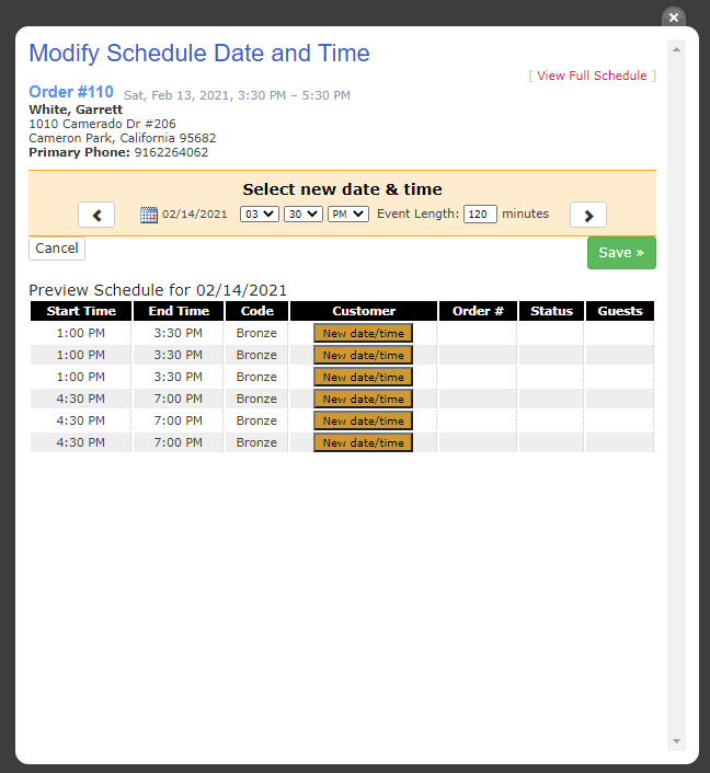 Modify Date and Time